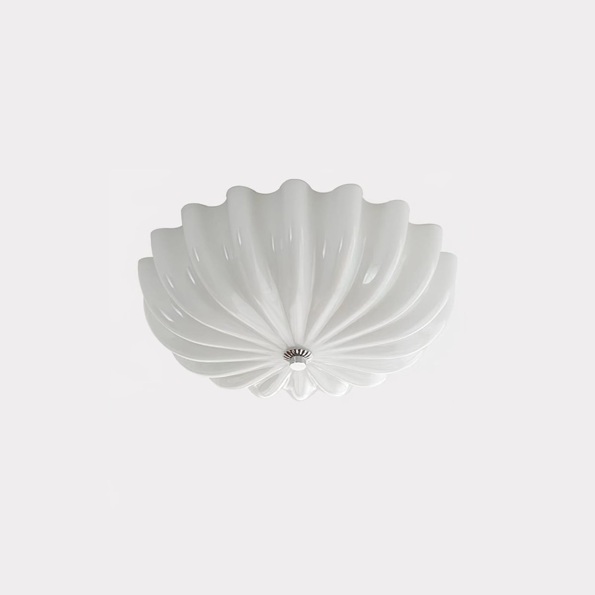 Vintage Glass Flush Mount Ceiling Light for Living Room