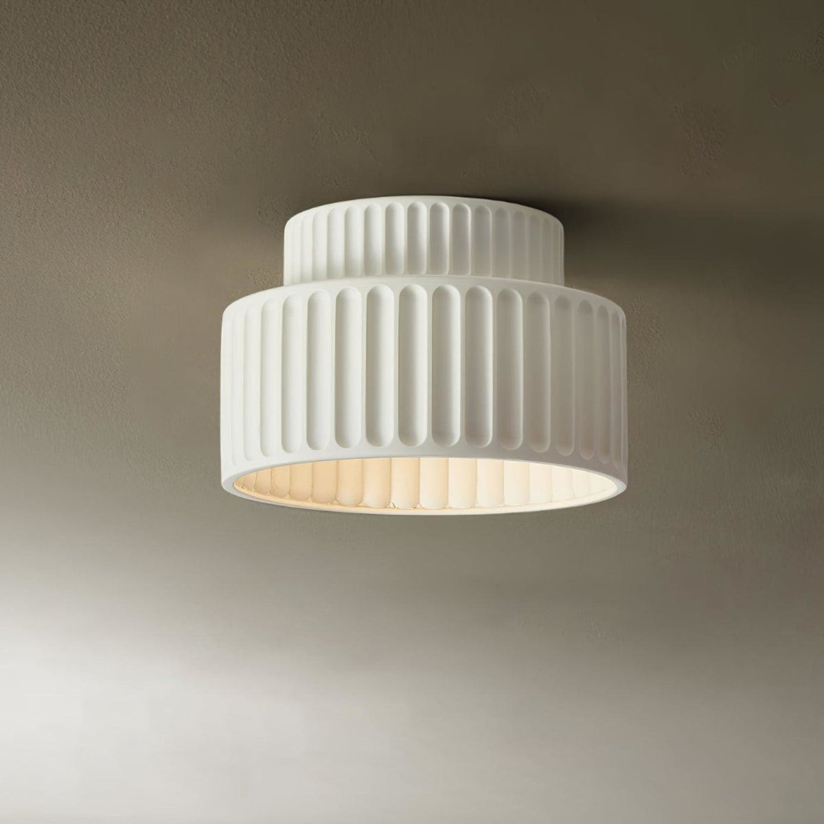 Modern Semi-Flush Ceiling Light for Living Room and Bedroom