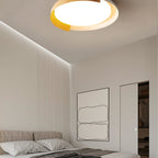Modern Wood Flush Mount Ceiling Light for Living Room