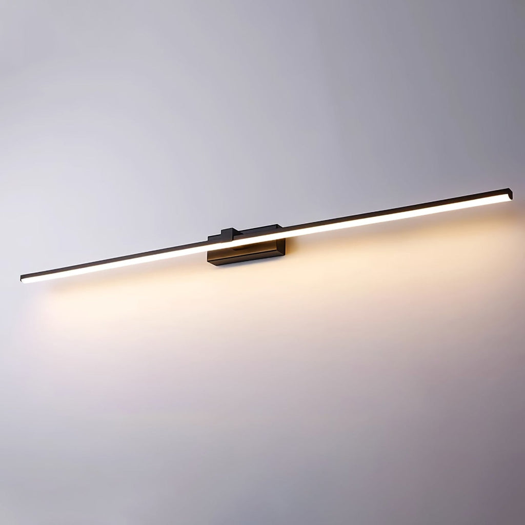 Modern Iron Linear Wall Sconce With Integrated LED for Hallway