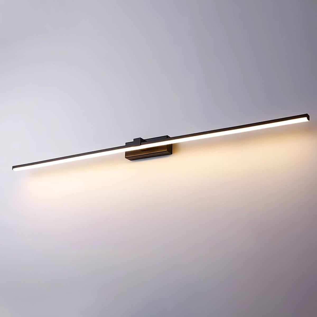 Modern Iron Linear Wall Sconce With Integrated LED for Hallway