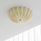 Vintage Glass Flush Mount Ceiling Light for Living Room