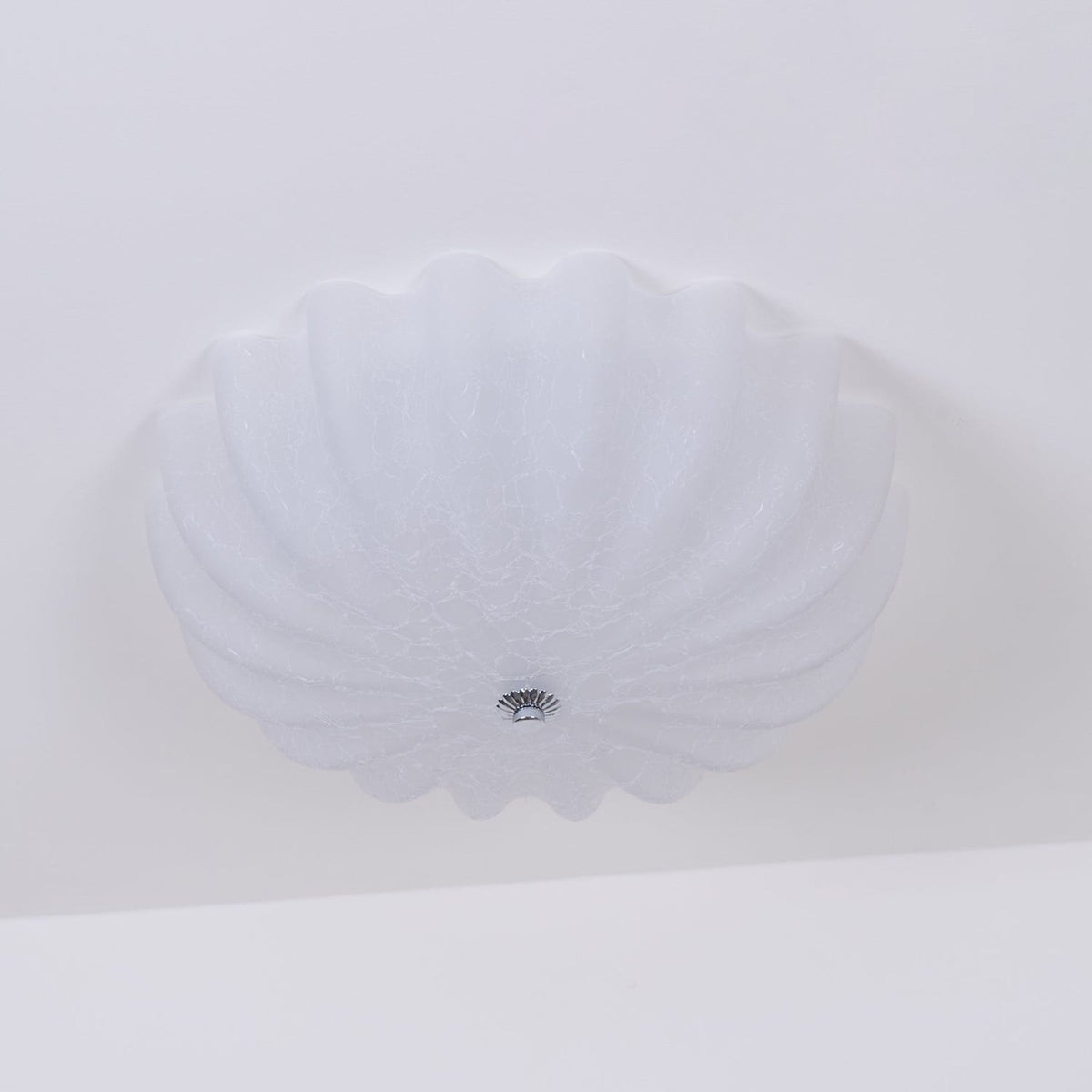 Vintage Glass Flush Mount Ceiling Light for Living Room