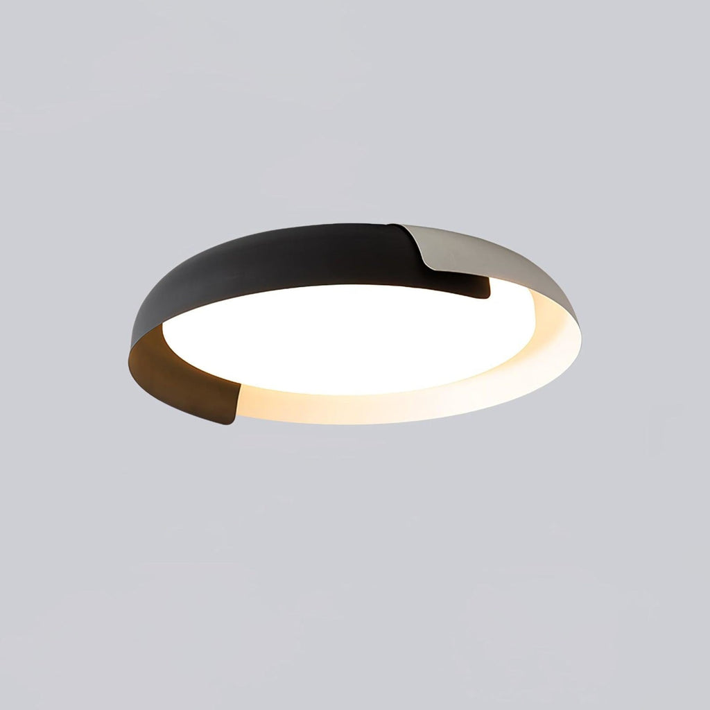 Modern Wood Flush Mount Ceiling Light for Living Room