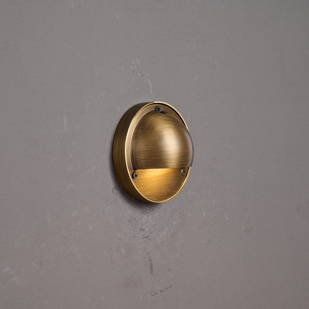 Modern Copper Wall Sconce With Dimmable Tri-Color Glow