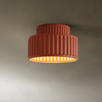 Modern Semi-Flush Ceiling Light for Living Room and Bedroom