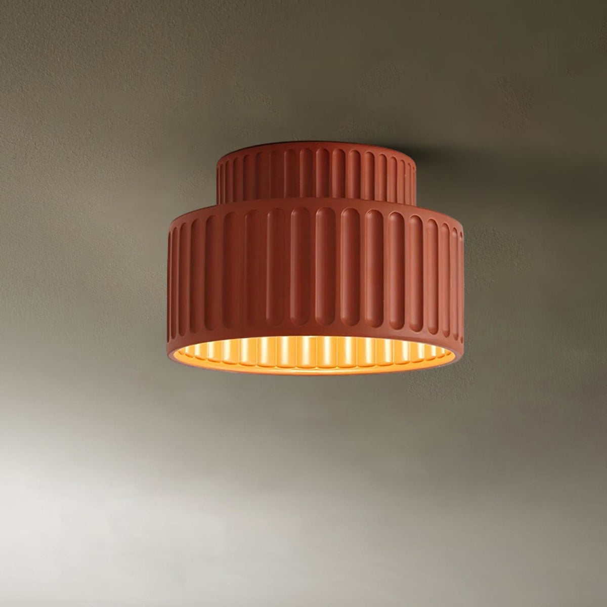 Modern Semi-Flush Ceiling Light for Living Room and Bedroom
