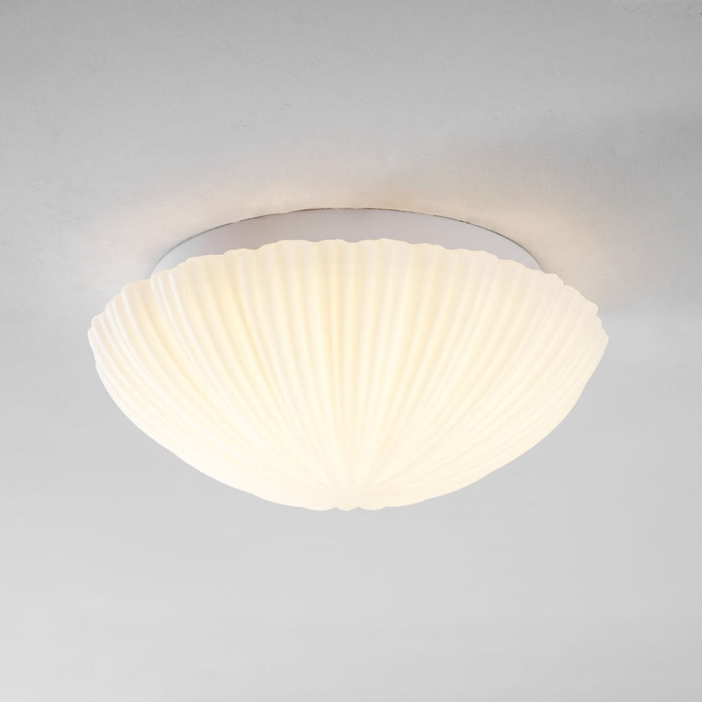 Modern Glass Flush Mount Ceiling Light