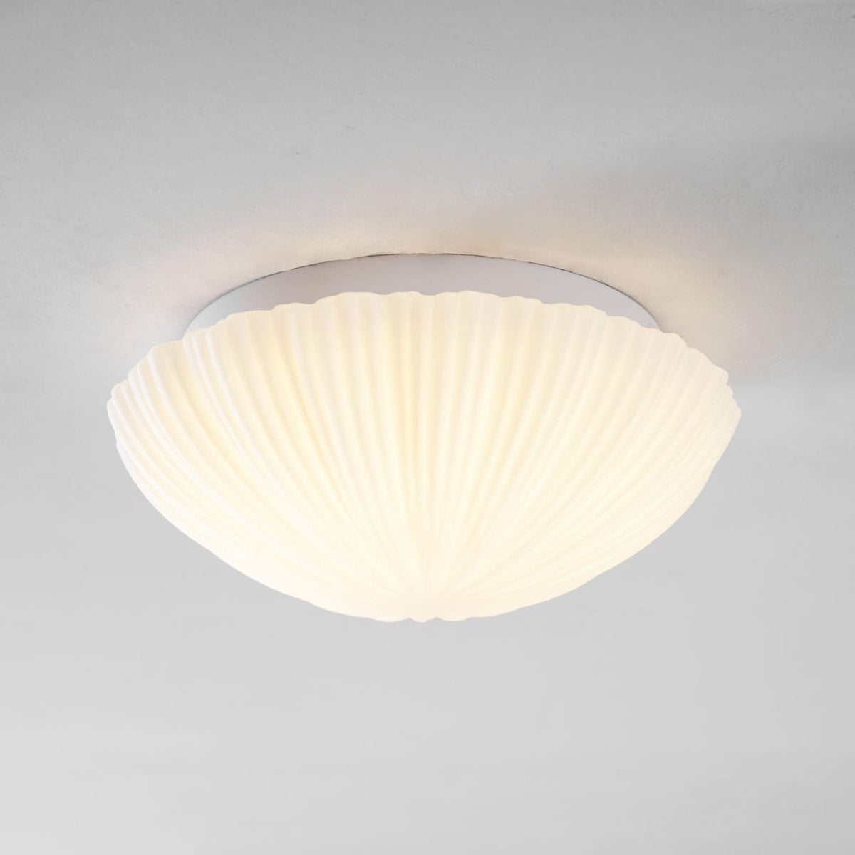 Modern Glass Flush Mount Ceiling Light