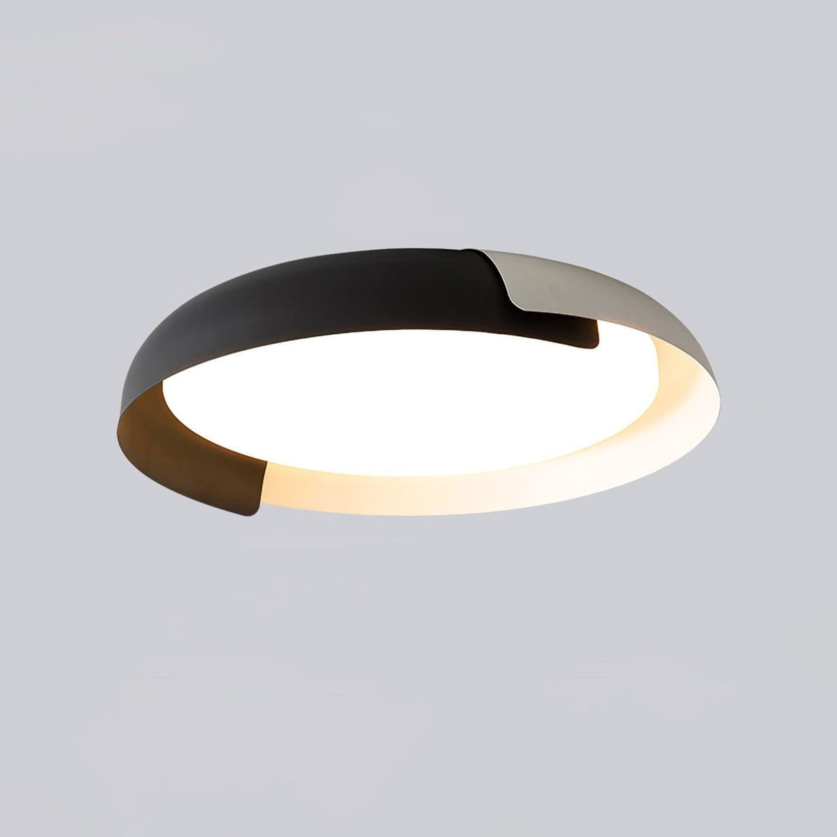 Modern Wood Flush Mount Ceiling Light for Living Room