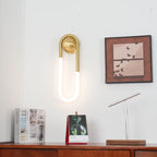 Minimalist Metal Wall Sconce for Living Room and Bedroom