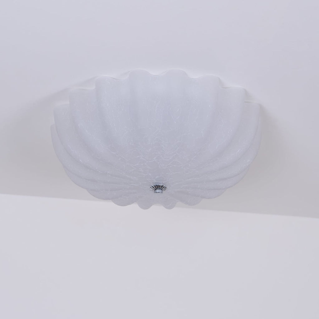 Vintage Glass Flush Mount Ceiling Light for Living Room