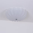 Vintage Glass Flush Mount Ceiling Light for Living Room
