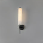 Modern Metal and Faux Alabaster Wall Sconce for Living Room