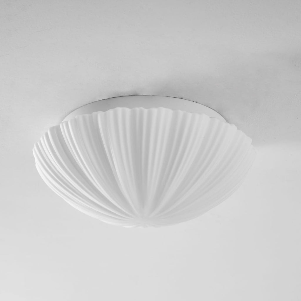 Modern Glass Flush Mount Ceiling Light