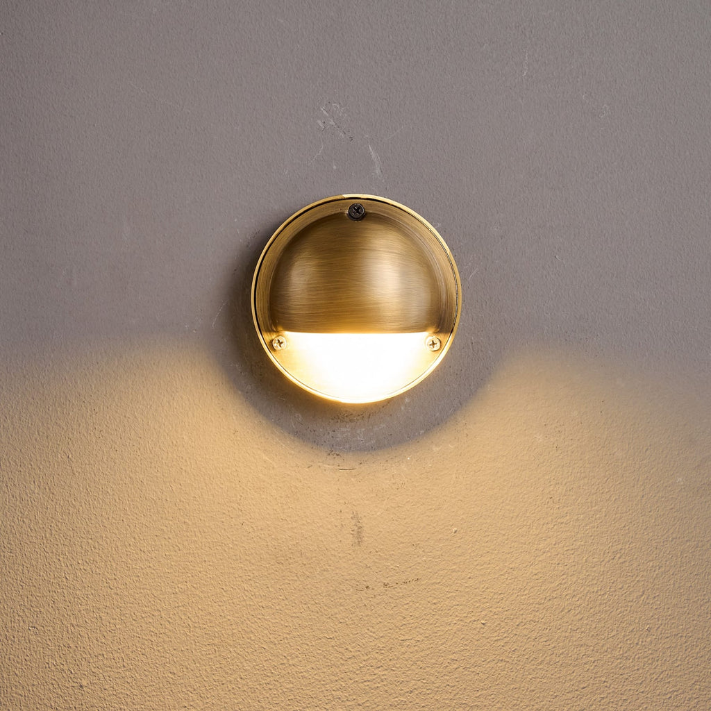 Modern Copper Wall Sconce With Dimmable Tri-Color Glow
