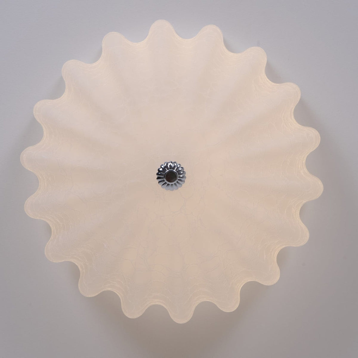 Vintage Glass Flush Mount Ceiling Light for Living Room
