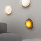 Modern Glass Wall Sconce With Warm Glass Shades