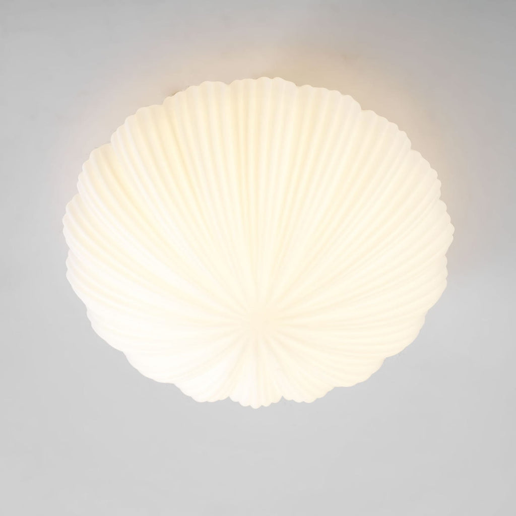 Modern Glass Flush Mount Ceiling Light