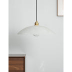 Modern Marble and Copper Pendant Light for Dining Room