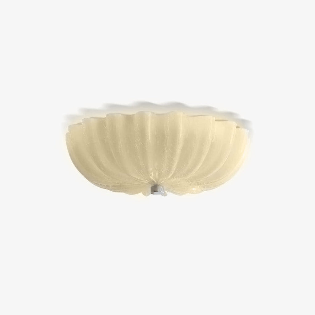 Vintage Glass Flush Mount Ceiling Light for Living Room