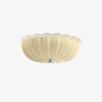 Vintage Glass Flush Mount Ceiling Light for Living Room