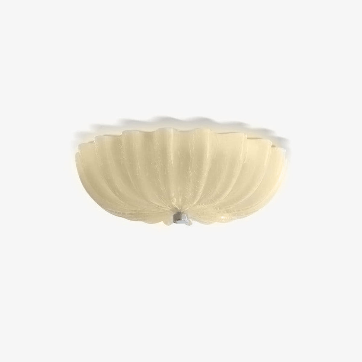 Vintage Glass Flush Mount Ceiling Light for Living Room