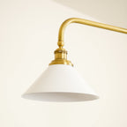 Modern Brass Pendant Light With Ceramic Shades for Dining Room