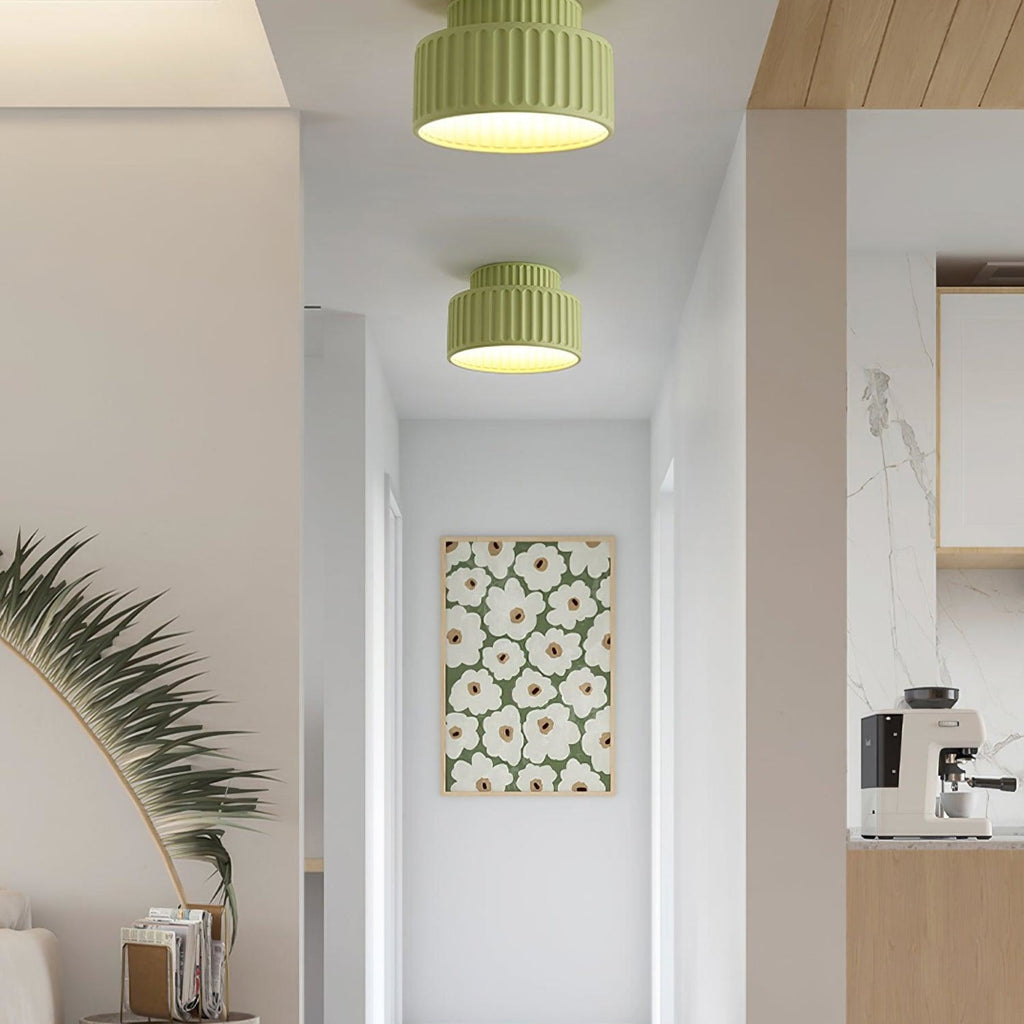 Modern Semi-Flush Ceiling Light for Living Room and Bedroom