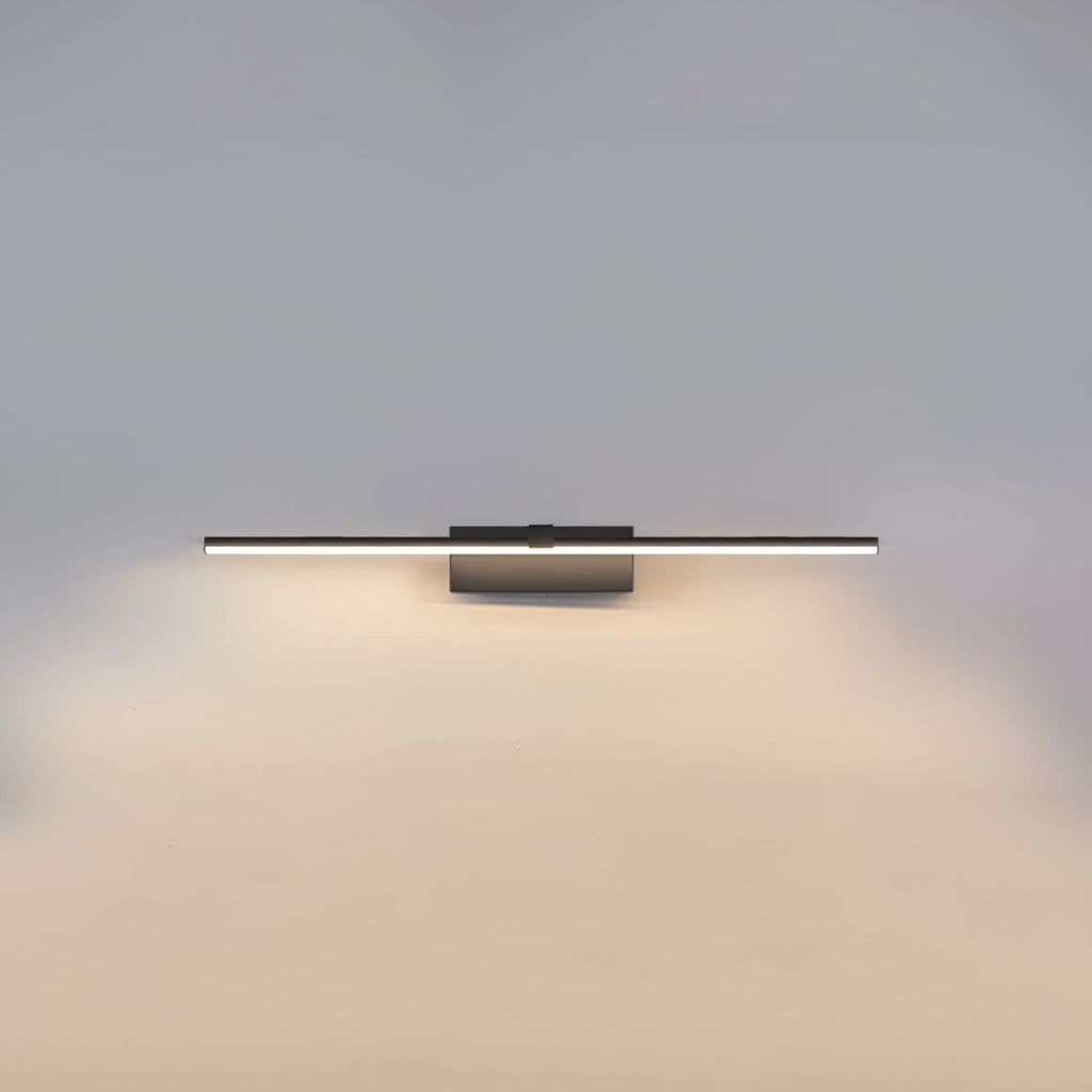 Modern Iron Linear Wall Sconce With Integrated LED for Hallway