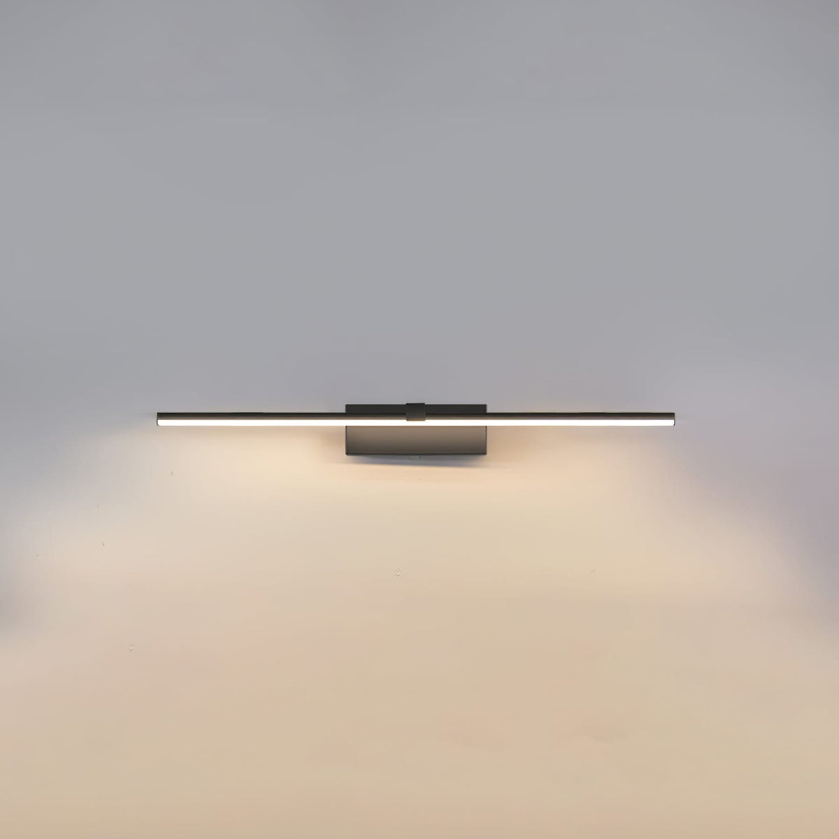 Modern Iron Linear Wall Sconce With Integrated LED for Hallway