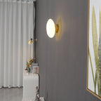 Modern Glass Wall Sconce With Warm Glass Shades