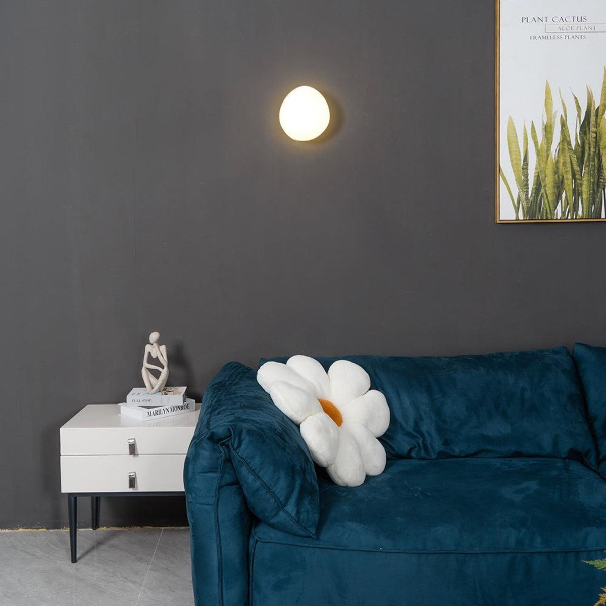 Modern Glass Wall Sconce With Warm Glass Shades