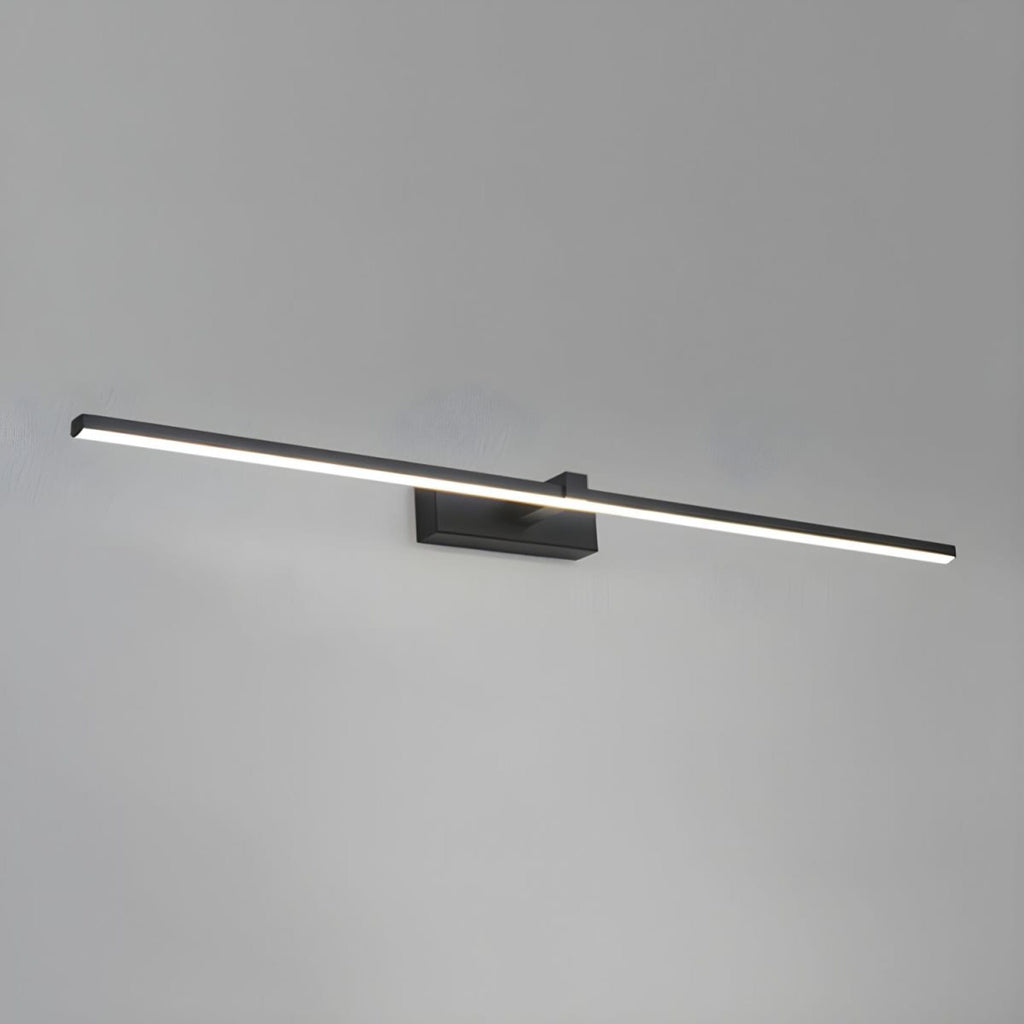 Modern Iron Linear Wall Sconce With Integrated LED for Hallway