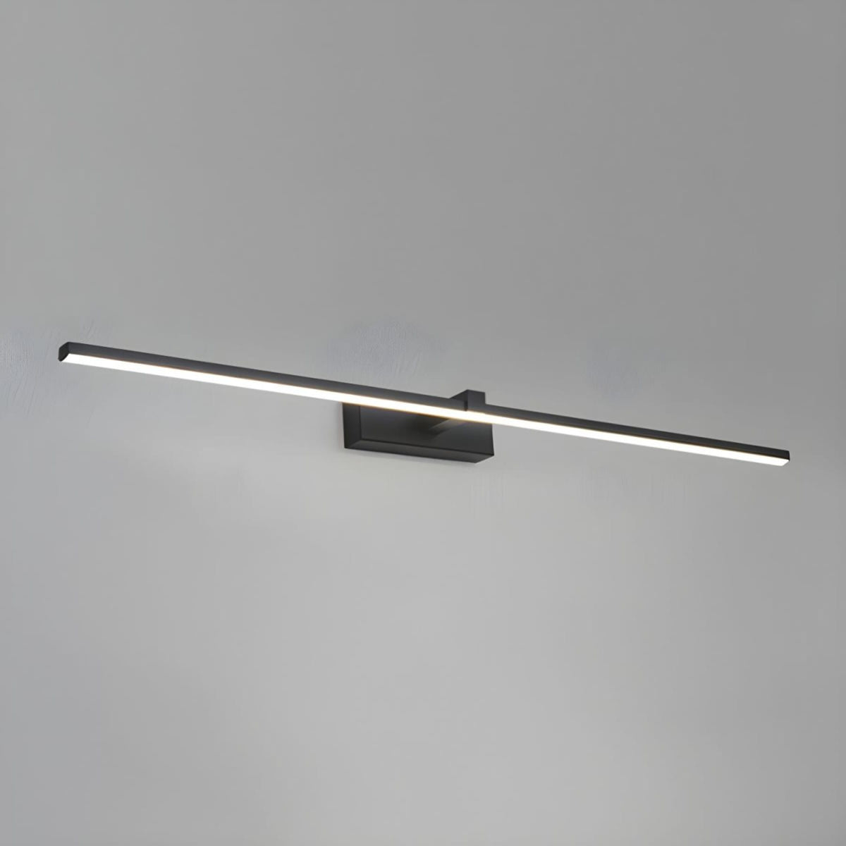 Modern Iron Linear Wall Sconce With Integrated LED for Hallway