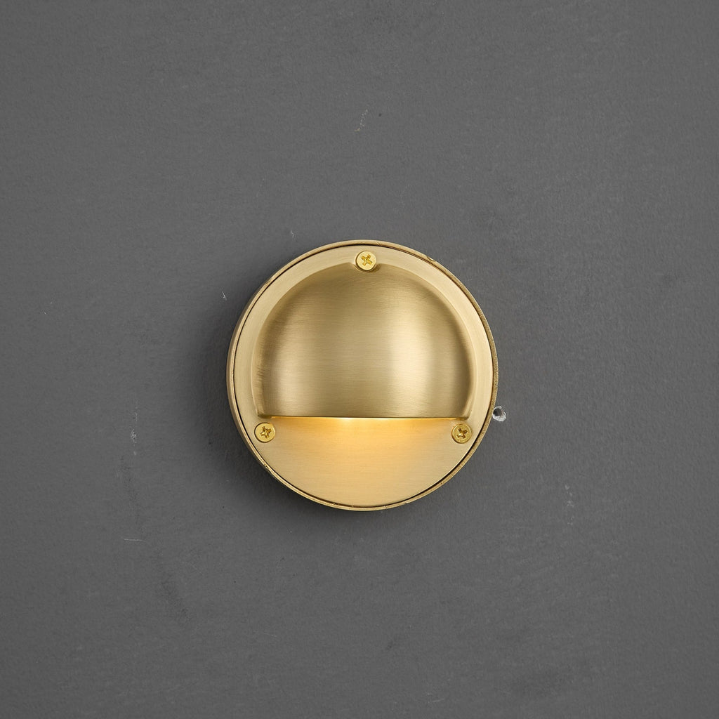 Modern Copper Wall Sconce With Dimmable Tri-Color Glow