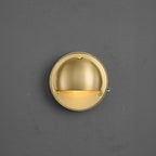 Modern Copper Wall Sconce With Dimmable Tri-Color Glow