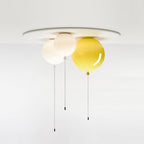 Modern Flush Mount Ceiling Light for Living Room and Bedroom