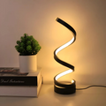 Modern Aluminum Table Lamp With USB Power