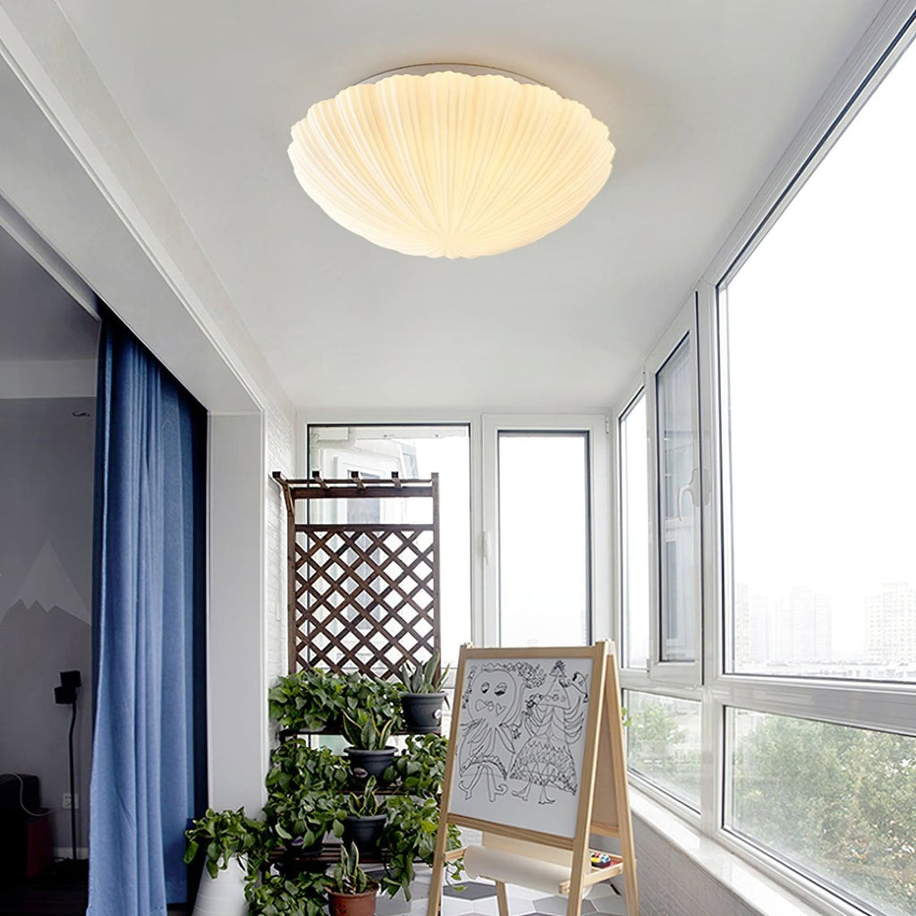 Modern Glass Flush Mount Ceiling Light