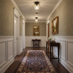 Modern Solid Brass Flush Mount Ceiling Light