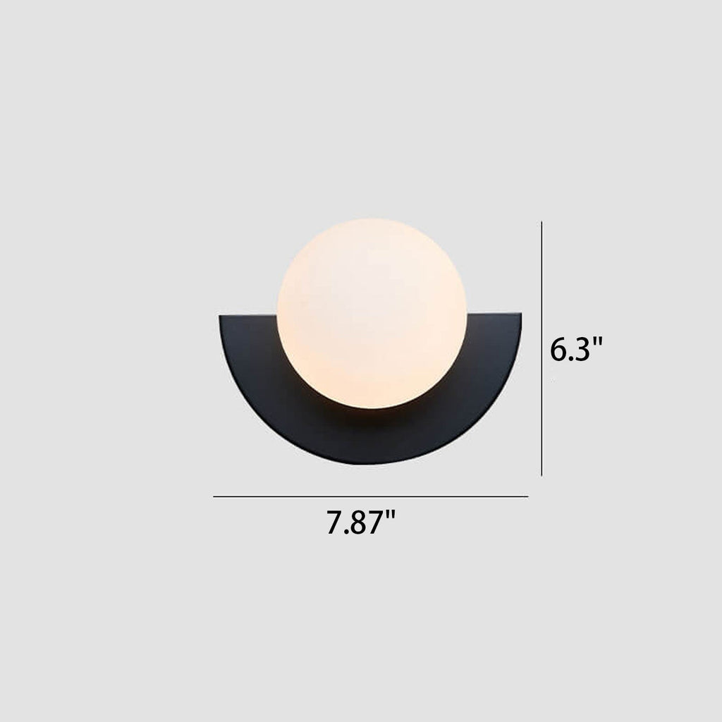 Modern Metal Wall Sconce With Selectable LED Glow