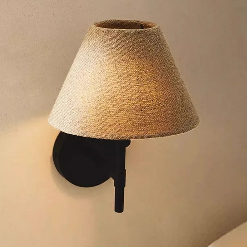 Modern Fabric Wall Sconce For Living Room And Bedroom