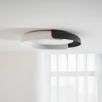 Modern Wood Flush Mount Ceiling Light for Living Room