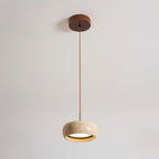 Modern Travertine Stone Pendant Light With Dimmable Remote Control