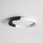 Modern Wood Flush Mount Ceiling Light for Living Room
