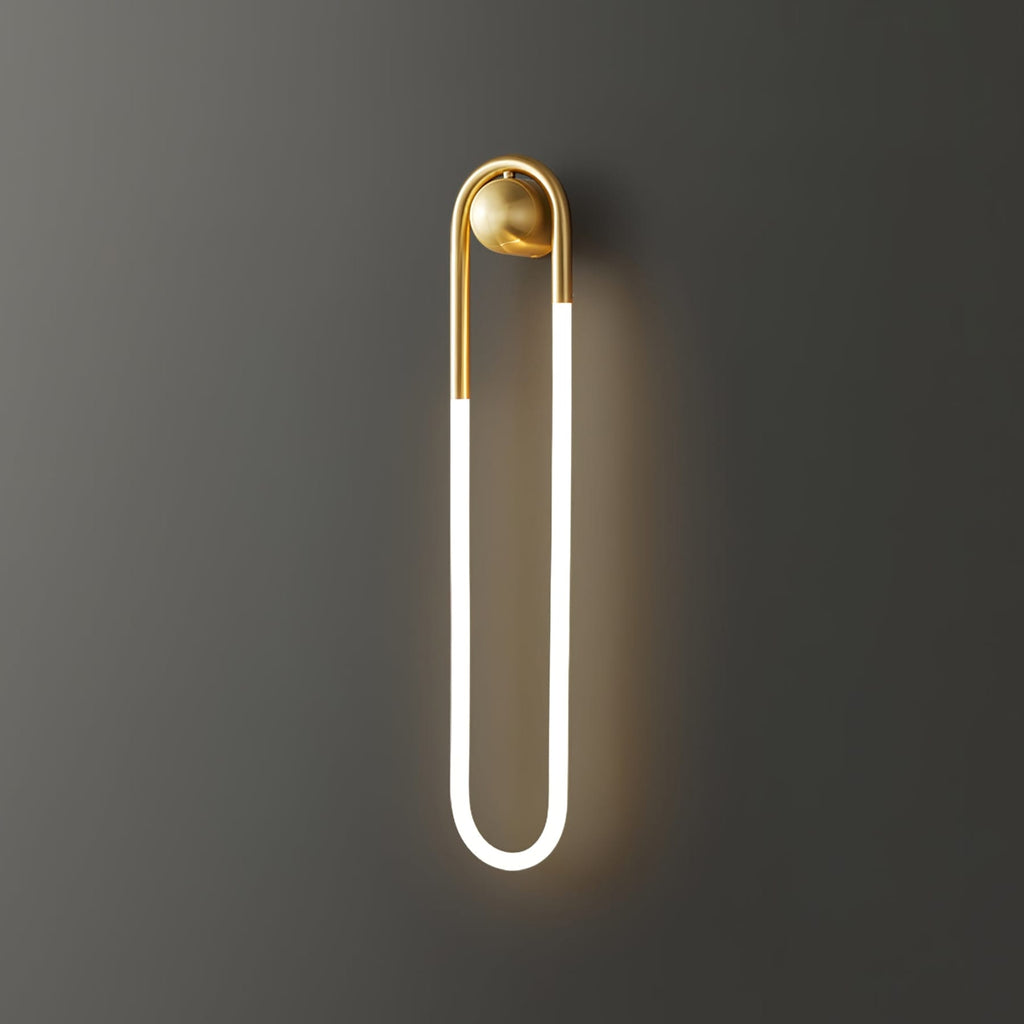 Minimalist Metal Wall Sconce for Living Room and Bedroom