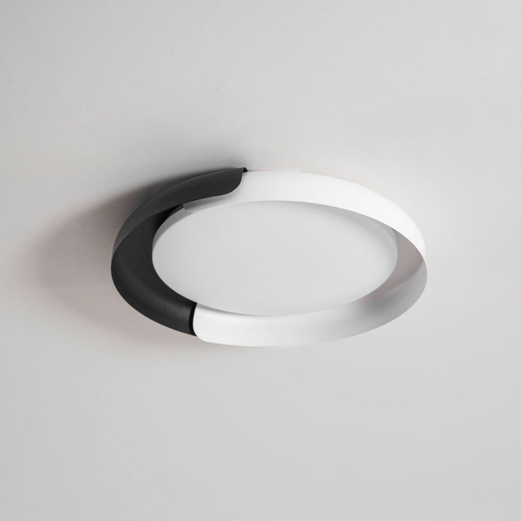 Modern Wood Flush Mount Ceiling Light for Living Room