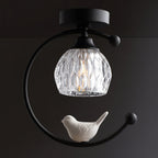 Modern Solid Brass Flush Mount Ceiling Light