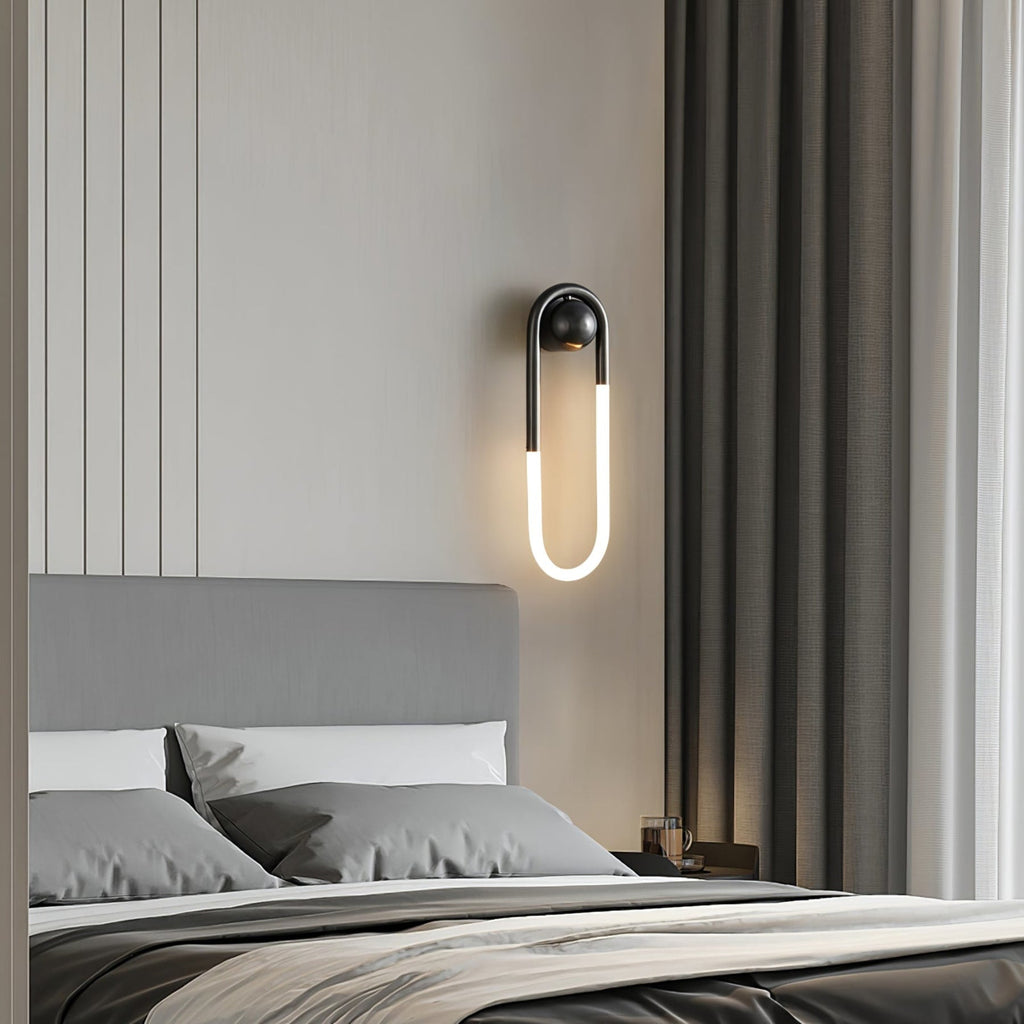 Minimalist Metal Wall Sconce for Living Room and Bedroom